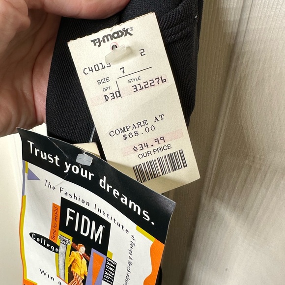 Vintage Y2K Rampage Stretchy Knit Maxi Dress Sheer Waist Halter Neckline Size 7 - Picture 12 of 14